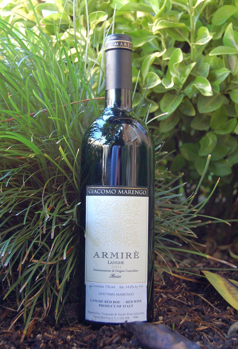 Fattoria Giacomo Marengo 2001 Armirè Langhe Rosso DOC 750ml Wine Bottle