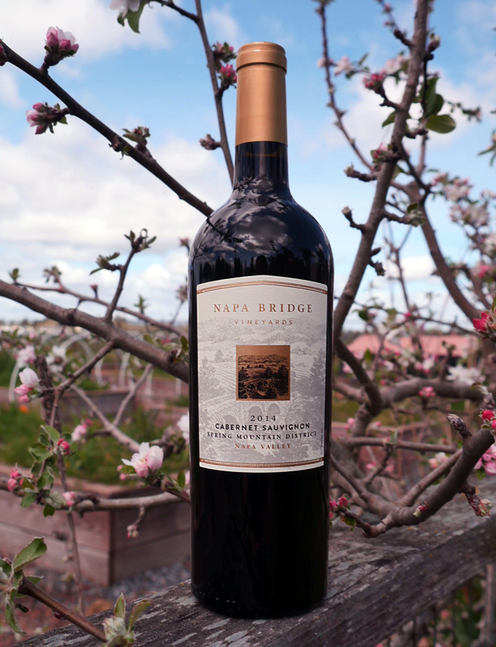 Grand Napa 2014 Napa Bridge Vineyards Spring Mountain District Napa Valley Cabernet Sauvignon 750ml Wine Bottle