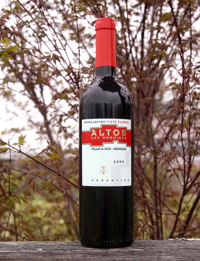 Altos Las Hormigas 2009 Vista Flores Malbec 750ml Wine Bottle