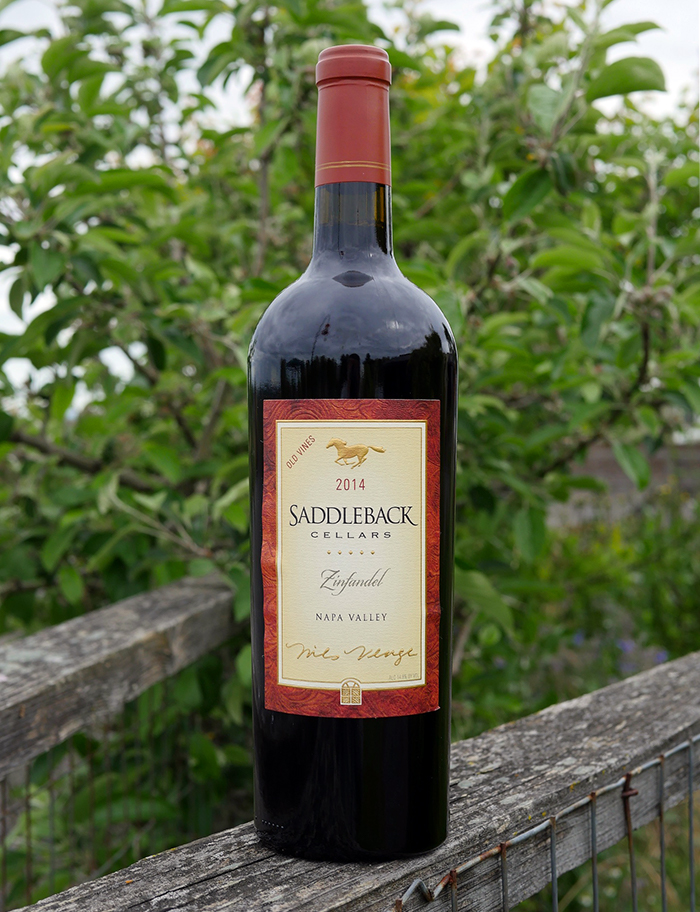 Saddleback Cellars 2014 Napa Valley Old Vine Zinfandel 750ml Wine Bottle