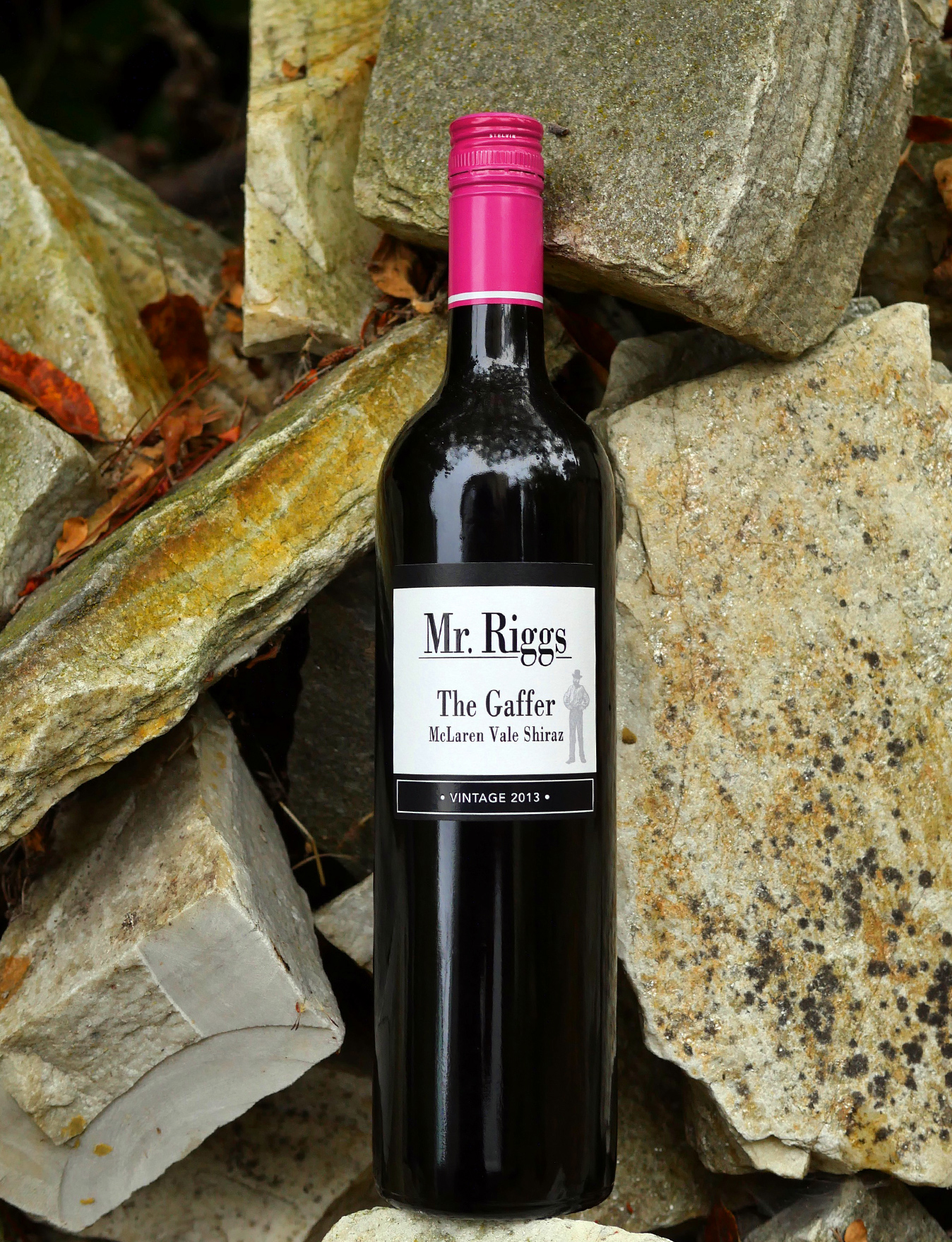 Mr. Riggs 2013 "The Gaffer"" McLaren Vale Shiraz 750ml Wine Bottle