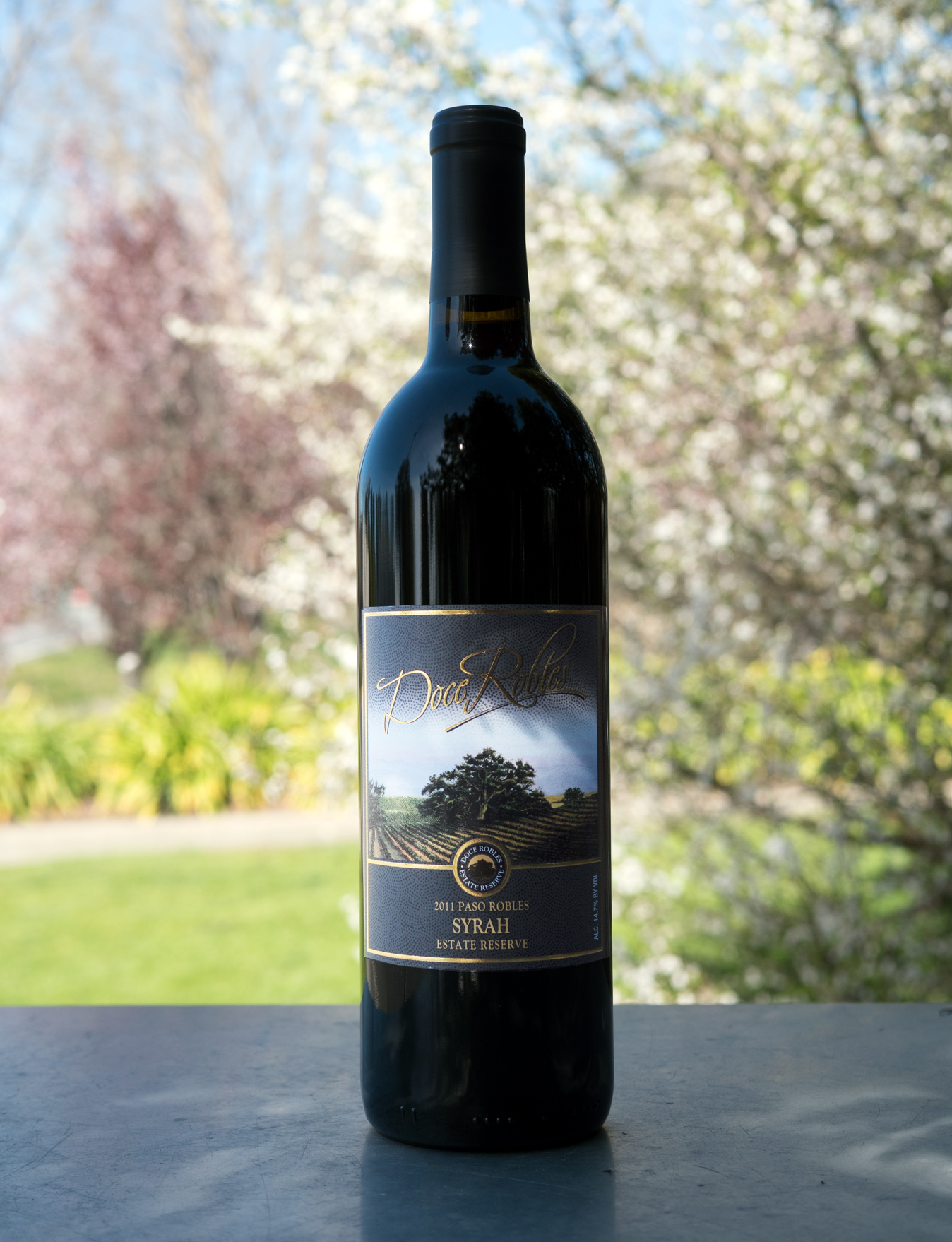 Doce Robles 2011 Paso Robles Estate Reserve Syrah 750ml Wine Bottle