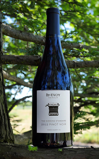 McEvoy Ranch 2012 "The Evening Standard" PInot Noir 750ml Wine Bottle