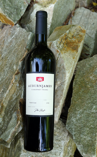 AuburnJames 2009 North Coast Cabernet Franc 750ml Wine Bottle