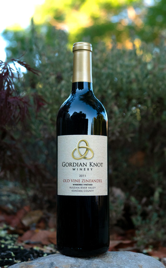 Gordian Knot Winery 2011 Winberrie Vineyard RRV Old Vine Zinfandel 750ml Wine Bottle