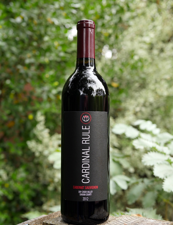 Cardinal Rule 2012 Dry Creek Valley Cabernet Sauvignon 750ml Wine Bottle