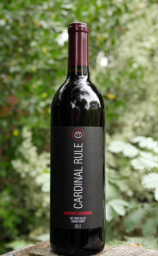 Cardinal Rule 2012 Dry Creek Valley Cabernet Sauvignon 750ml Wine Bottle