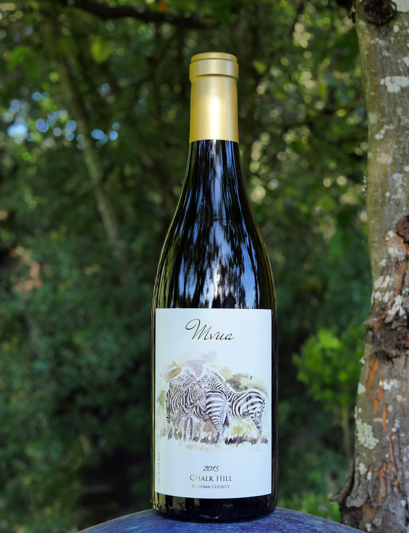 Vellichor 2015 "Mvua" Chalk Hill Viognier 750ml Wine Bottle