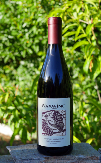 Waxwing 2013 Flocchini Vineyard Sonoma Coast Syrah 750ml Wine Bottle