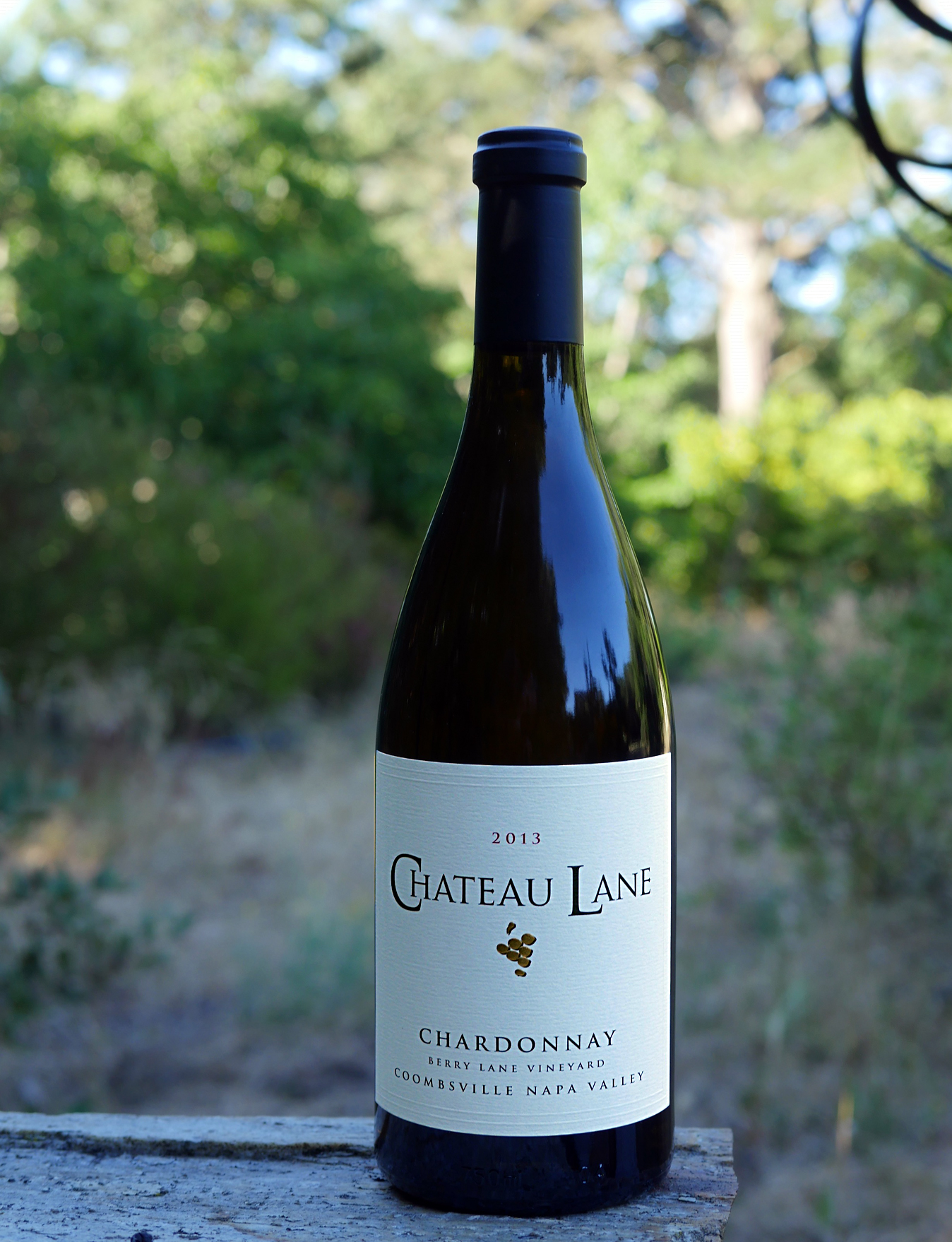 Chateau Lane 2013 Berry Lane Vineyard Coombsville Chardonnay 750ml Wine Bottle