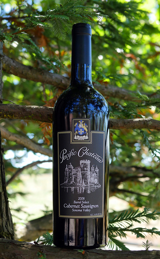 Deerfield Ranch 2008 "Pacific Chateau" Barrels Select Sonoma County Cabernet Sauvignon 750ml Wine Bottle