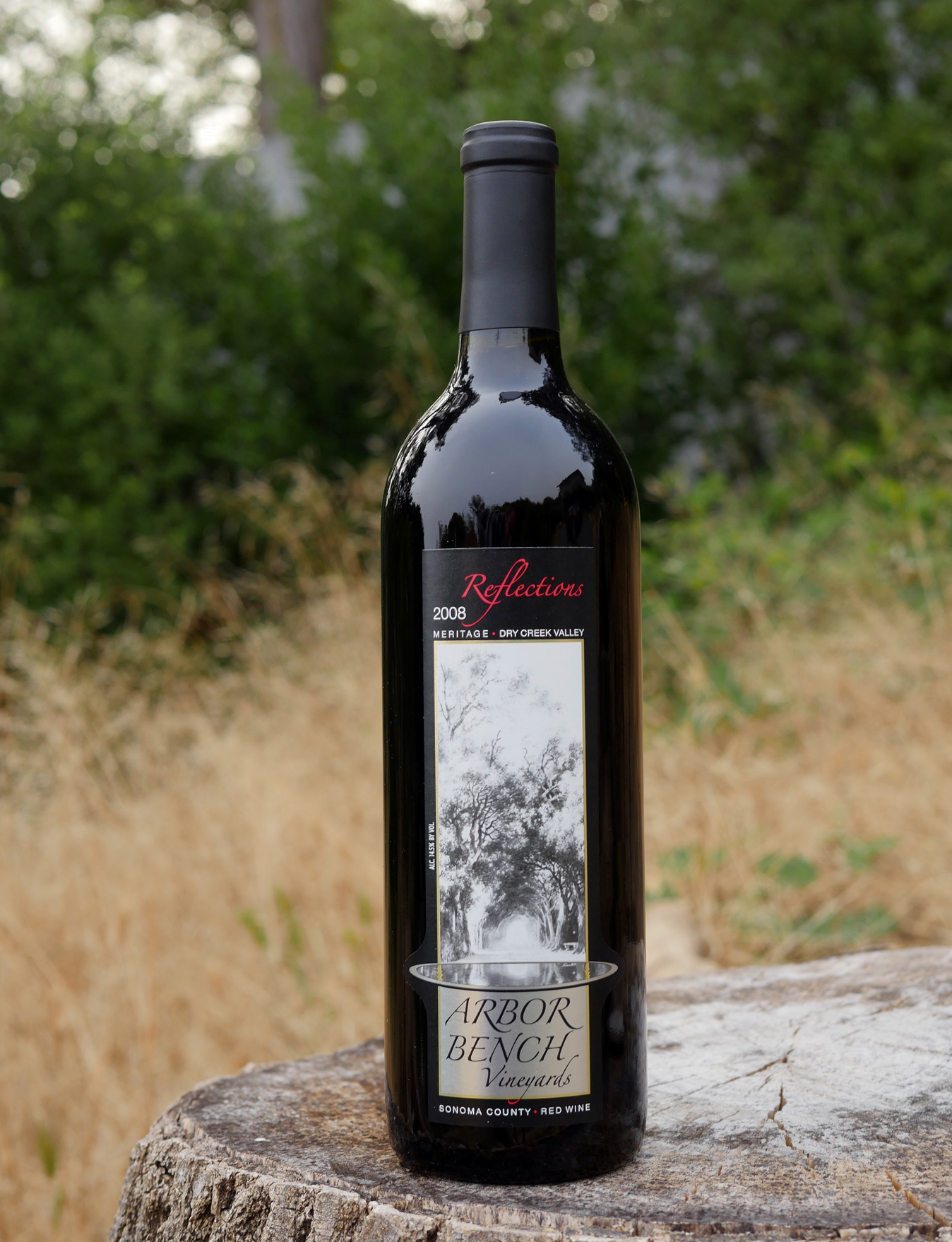 Arbor Bench 2008 "Reflections" Dry Creek Valley Meritage 750ml Wine Bottle