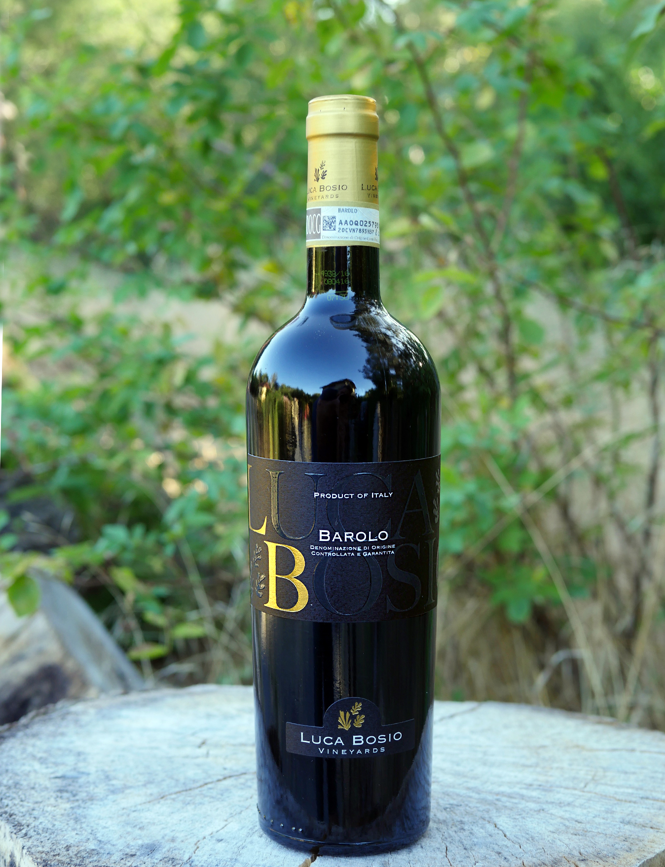 Luca Bosio Vineyards 2012 Barolo D.O.C.G 750ml Wine Bottle