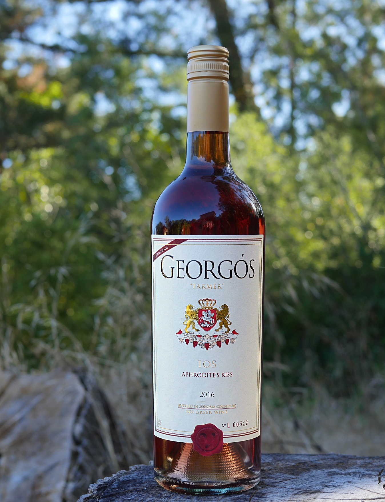Georgos Wines 2016 "Aphrodite's Kiss" Agiorgitiko Rose' 750ml Wine Bottle