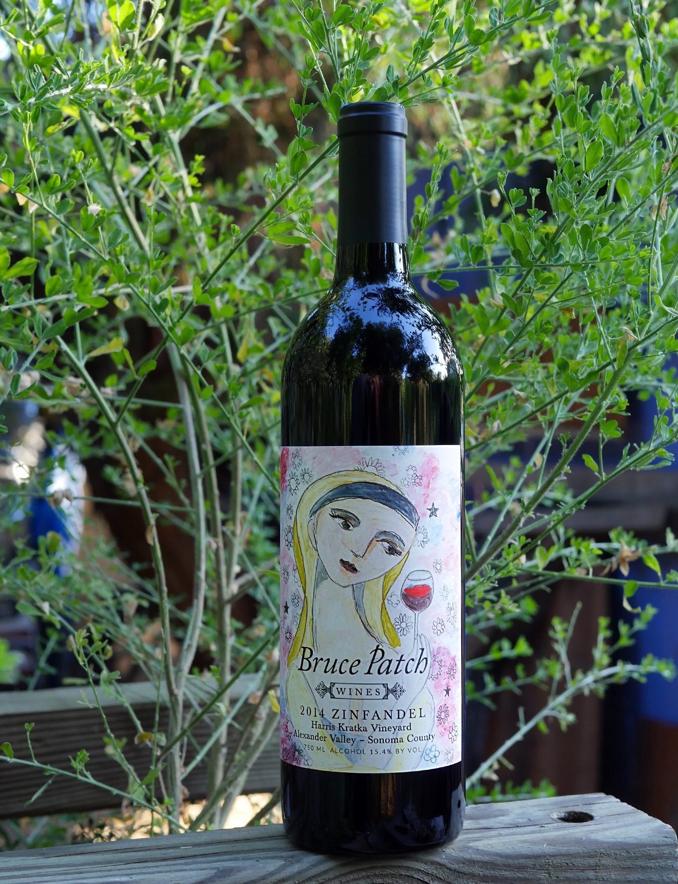 Bruce Patch Wines 2014 Harris Kratka Vineyard Alexander Valley Zinfandel 750ml Wine Bottle