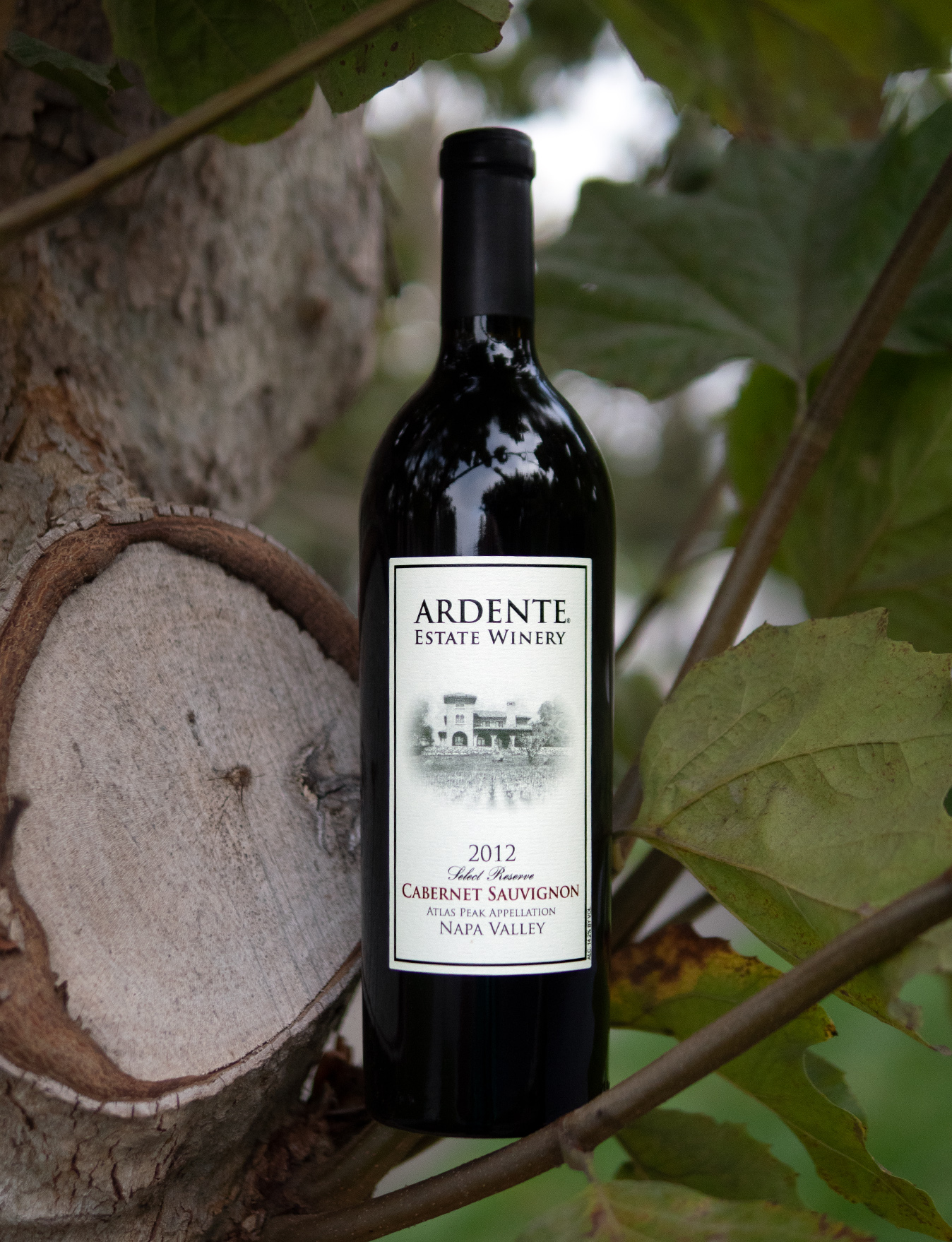 Ardente Estate 2012 Select Reserve Atlas Peak Cabernet Sauvignon 750ml Wine Bottle