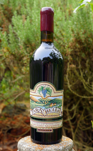 Tara Bella 2010 Russian River Valley Estate Grown Single-Vineyard Cabernet Sauvignon 750ml Wine Bottle