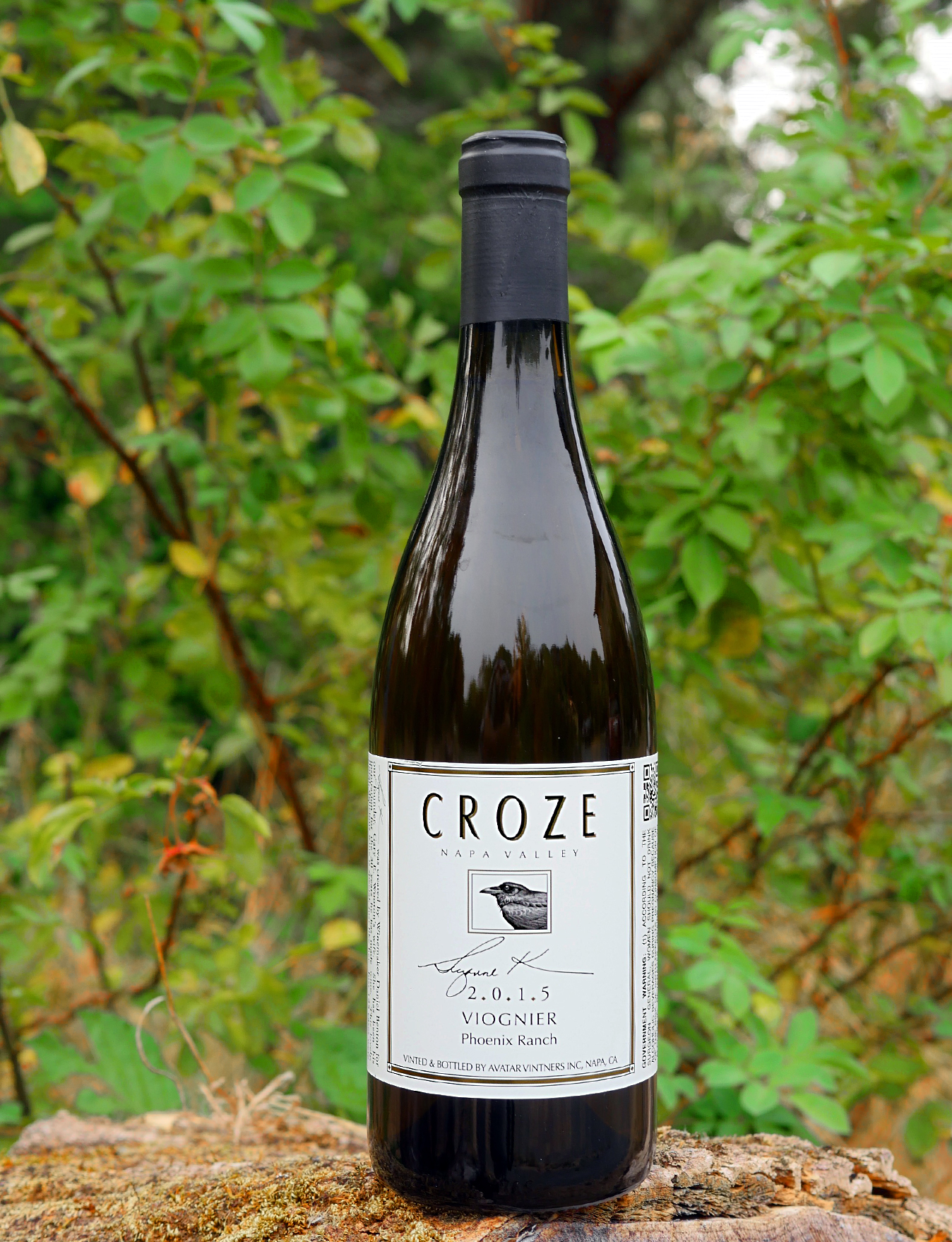 Croze 2015 Phoenix Ranch Napa Valley Viognier 750ml Wine Bottle