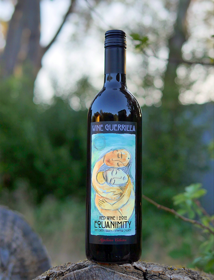 Wine Guerrilla 2012 "Equanimity" Dry Creek Valley Red Wine 750ml Wine Bottle