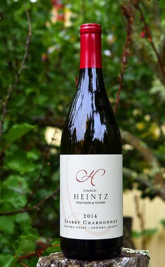 Charles Heintz Vineyards 2014 Searby Vineyard Sonoma Coast Chardonnay 750ml Wine Bottle