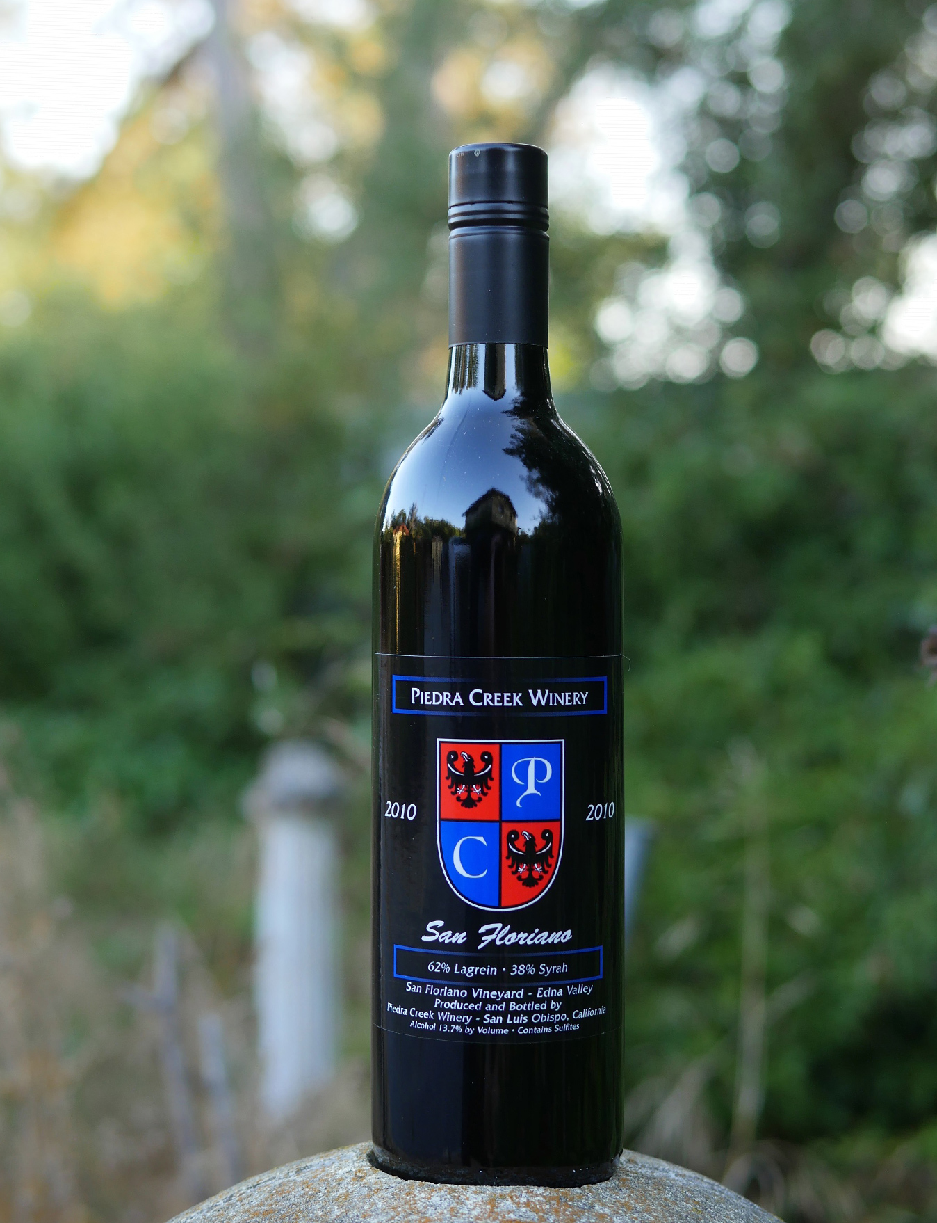 Piedra Creek 2010 San Floriano Vineyard Red Wine 750ml Wine Bottle