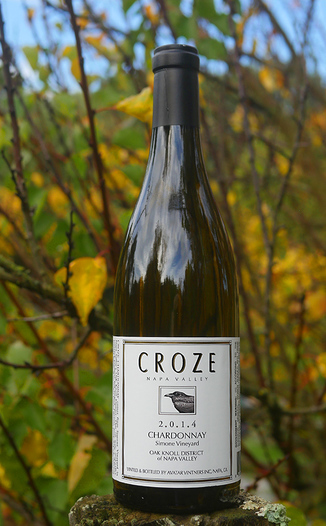Croze 2014 Simone Vineyard Napa Valley Chardonnay 750ml Wine Bottle