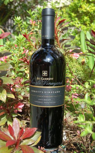 St. Clement Vineyards 2005 St. Clement Abbotts Vineyard Carneros Merlot 750ml Wine Bottle