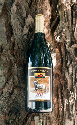 Peterson 2013 GSM Bradford Mtn. Vineyard Red Wine 750ml Wine Bottle