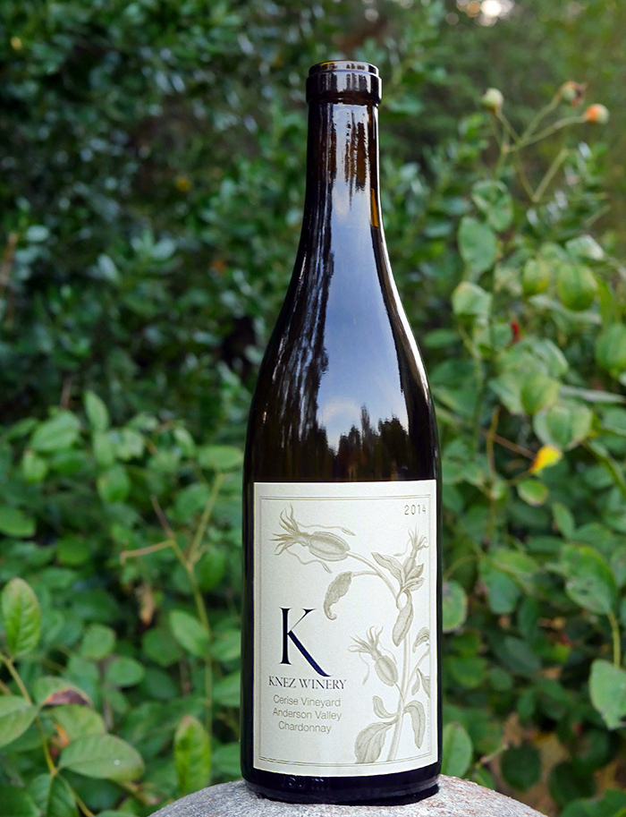 Knez 2014 Cerise Vineyard Anderson Valley Chardonnay 750ml Wine Bottle