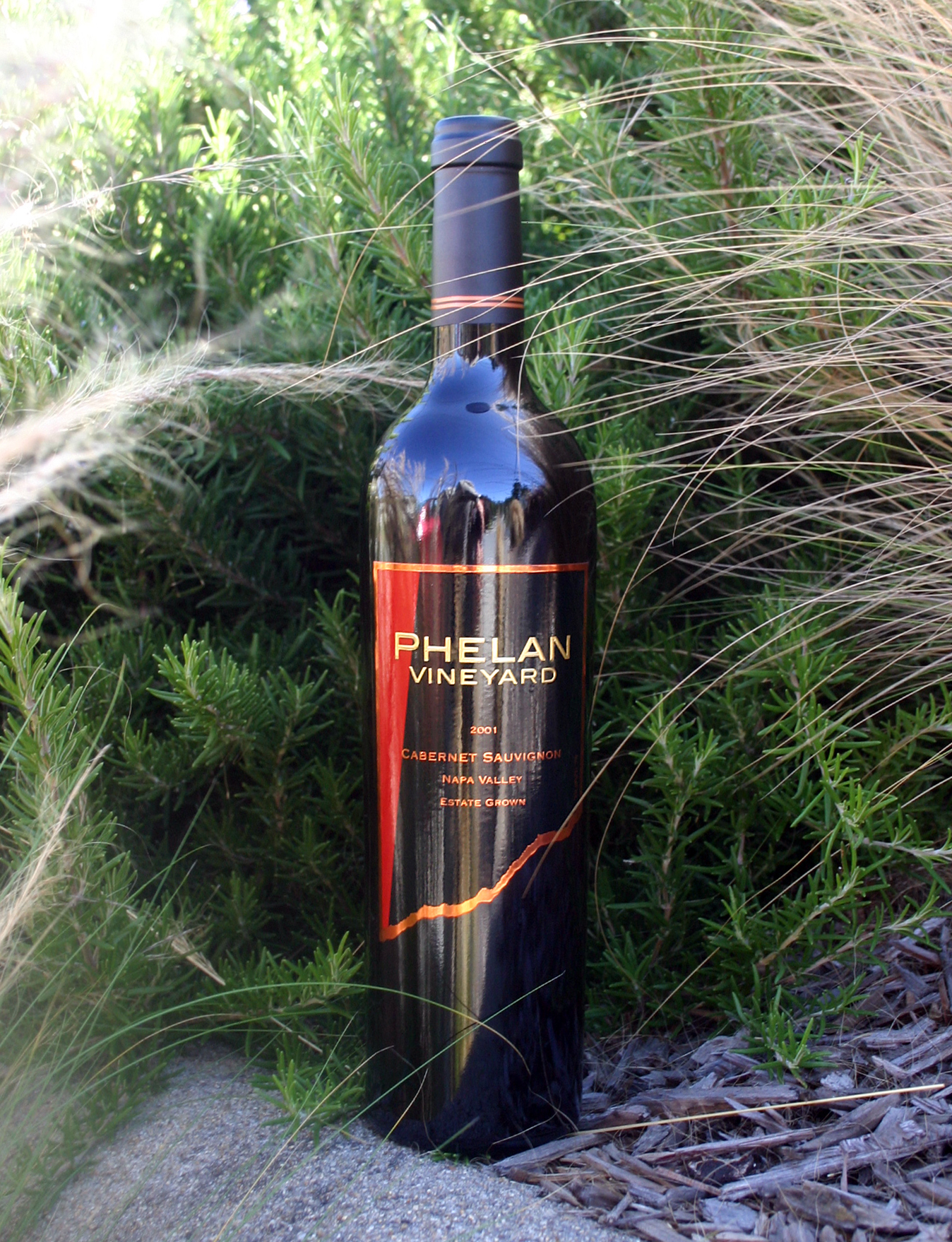 Phelan Vineyard 2001 Cabernet Sauvignon 750ml Wine Bottle