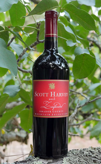 Scott Harvey Wines 2013 Amador County Mountain Selection Zinfandel 750ml Wine Bottle