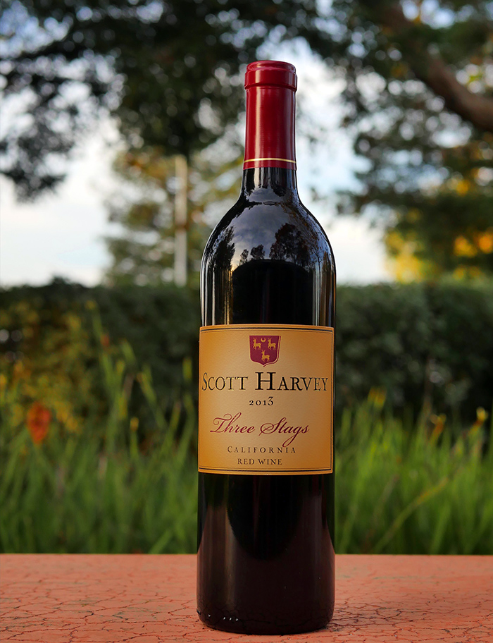 Scott Harvey Wines 2013 Three Stags California Red Wine 750ml Wine Bottle