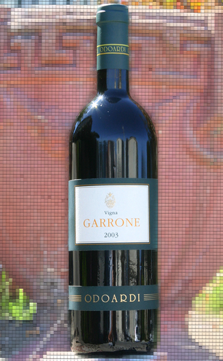Odoardi 2003 Vigna Garrone 750ml Wine Bottle