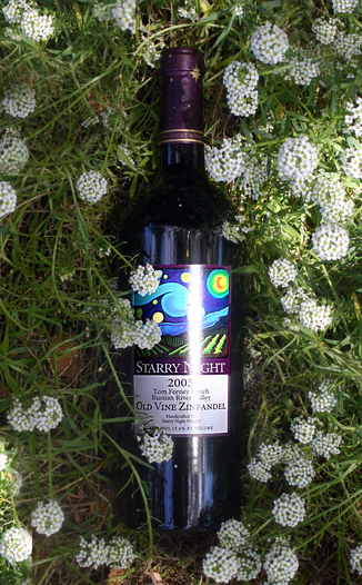 Starry Night Winery 2005 Tom Feeney Ranch Old Vine Zinfandel 750ml Wine Bottle