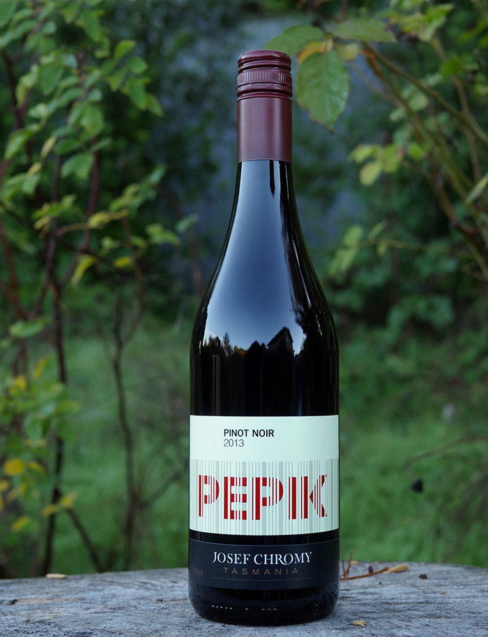 Josef Chromy Wines 2013 Pepik Tasmania Pinot Noir 750ml Wine Bottle