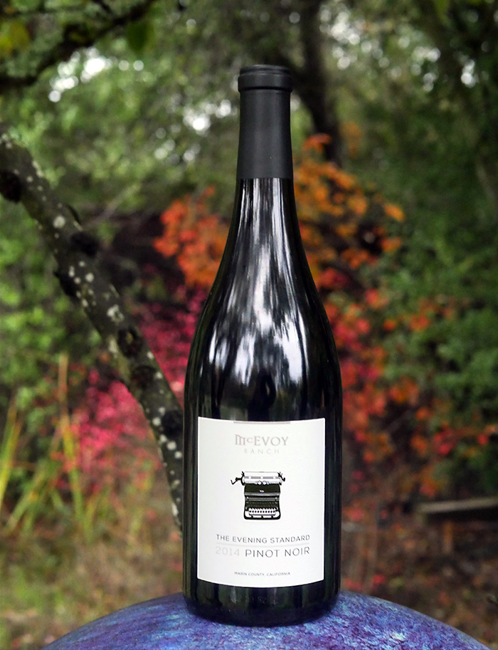 McEvoy Ranch 2014 The Evening Standard Pinot Noir Marin County California 750ml Wine Bottle