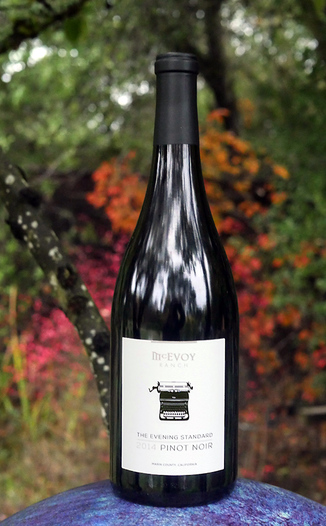 McEvoy Ranch 2014 The Evening Standard Pinot Noir Marin County California 750ml Wine Bottle