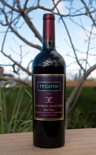 Ty Caton 2015 Upper Bench Moon Block Three Mountain District Red Wine 750ml Wine Bottle