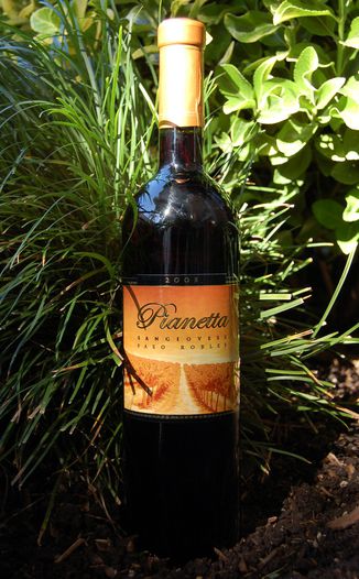 Pianetta Winery 2005 Sangiovese 750ml Wine Bottle