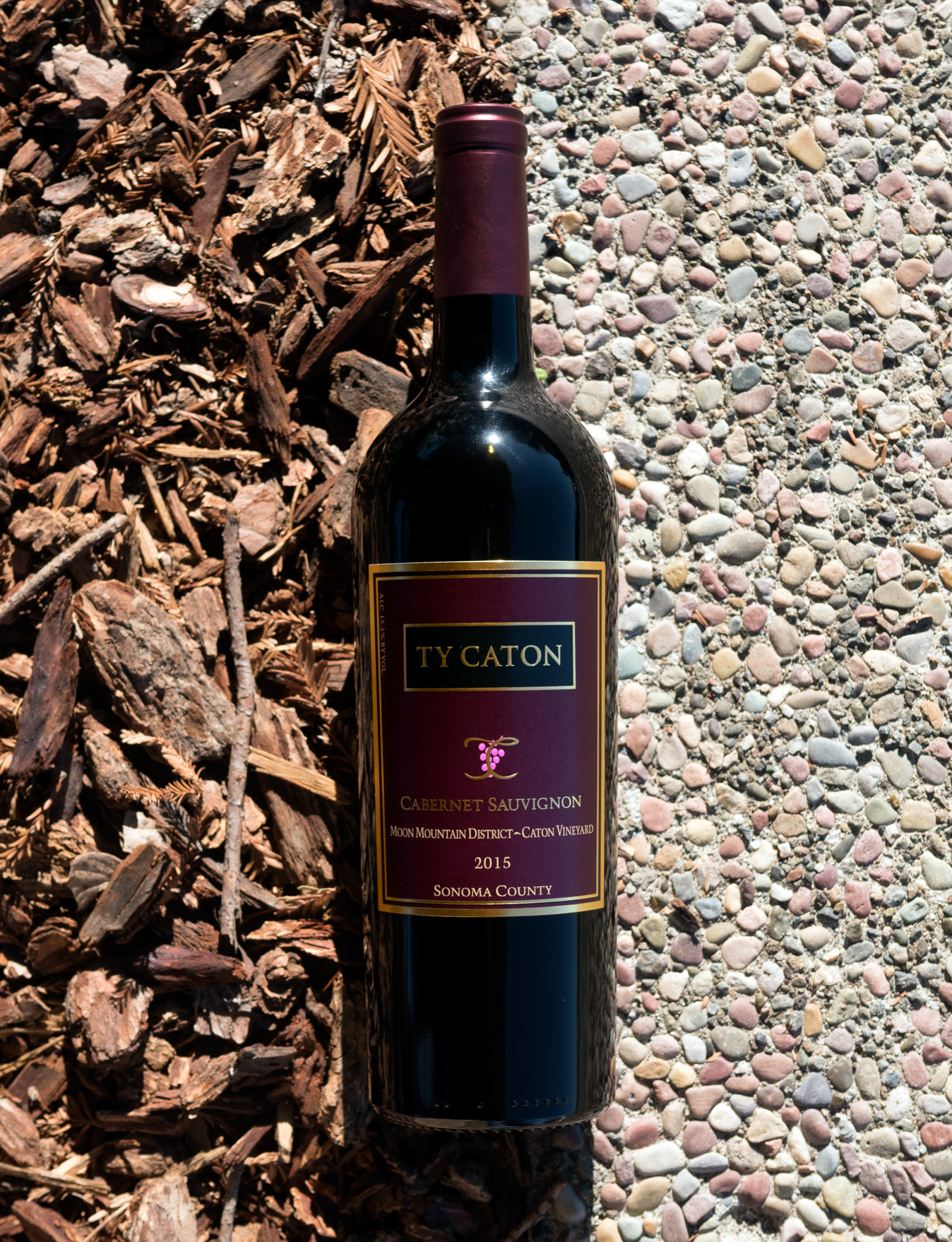 Ty Caton 2015 Moon Mountain District Sonoma County Cabernet Sauvignon 750ml Wine Bottle