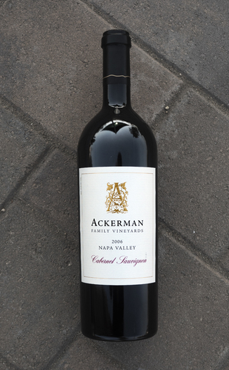 Ackerman Family Vineyards 2006 Napa Valley Cabernet Sauvignon 750ml Wine Bottle