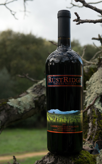 RustRidge Winery 2007 Chiles Valley Napa Valley Estate Bottled Cabernet Sauvignon 750ml Wine Bottle