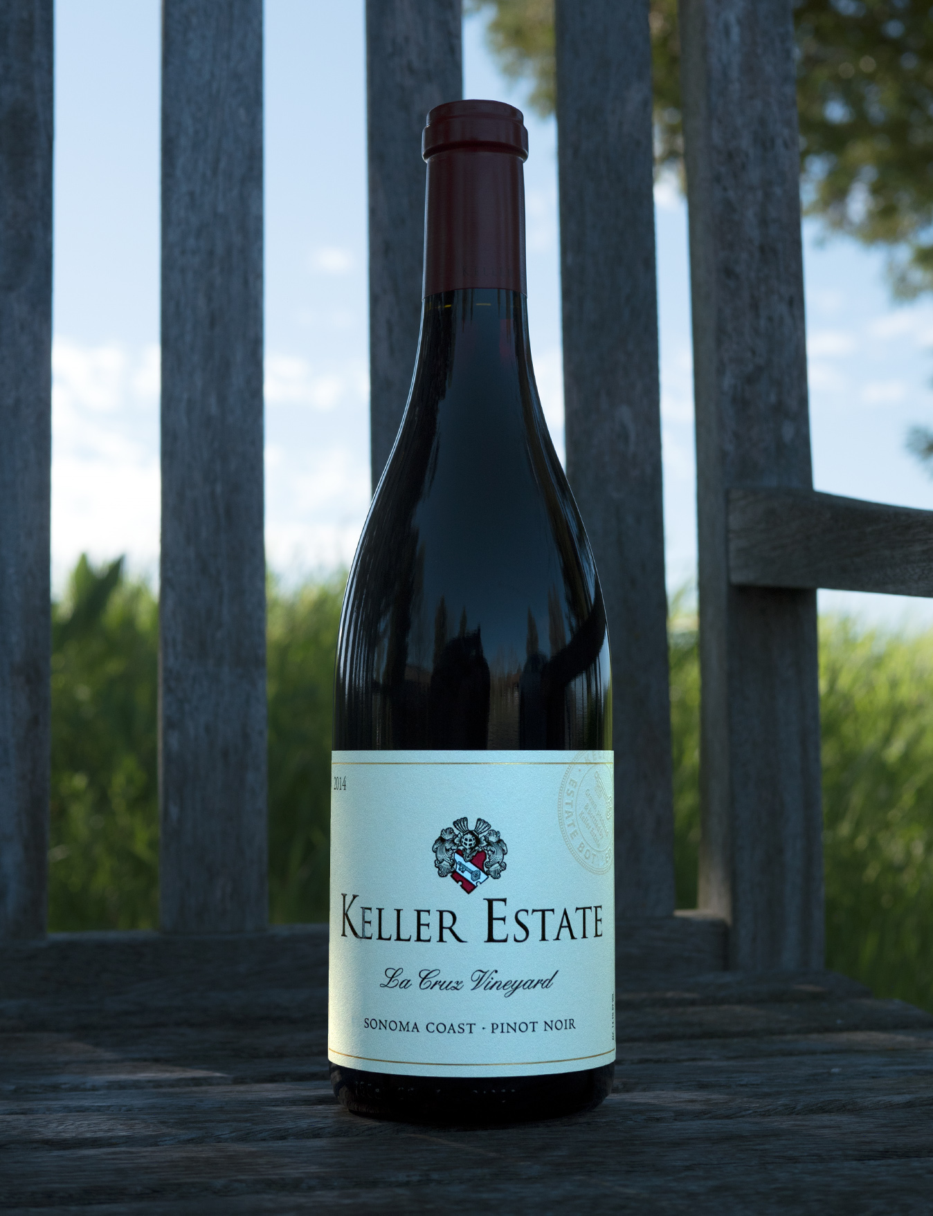 Keller Estate 2014 La Cruz Vineyard Sonoma Coast Pinot Noir 750ml Wine Bottle