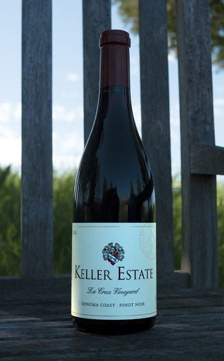 Keller Estate 2014 La Cruz Vineyard Sonoma Coast Pinot Noir 750ml Wine Bottle