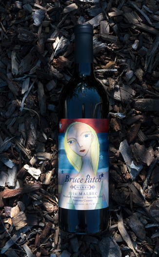 Bruce Patch Wines 2014 Woolard Vineyard Sonoma Valley Malbec 750ml Wine Bottle