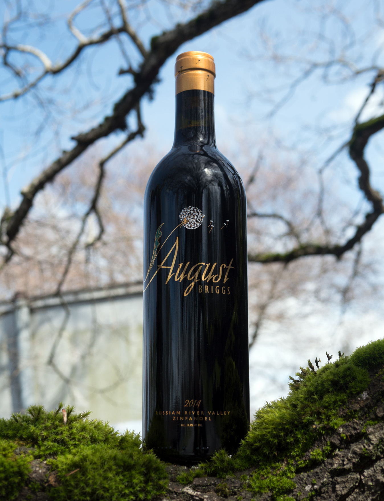 August Briggs Winery 2014 Russian River Valley Zinfandel 750ml Wine Bottle