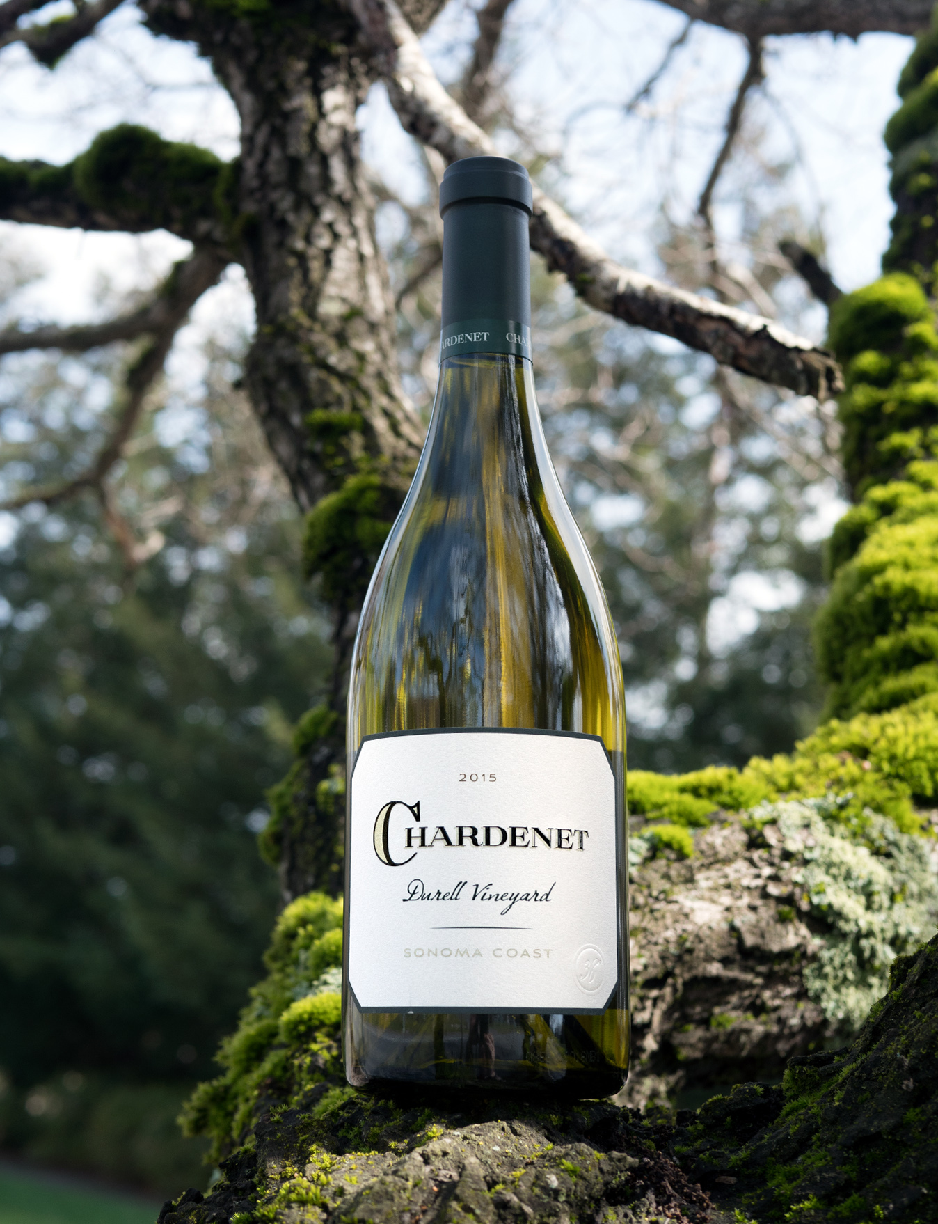 Carneros Hills 2015 Chardenet Sonoma Coast Durell Vineyard Chardonnay 750ml Wine Bottle