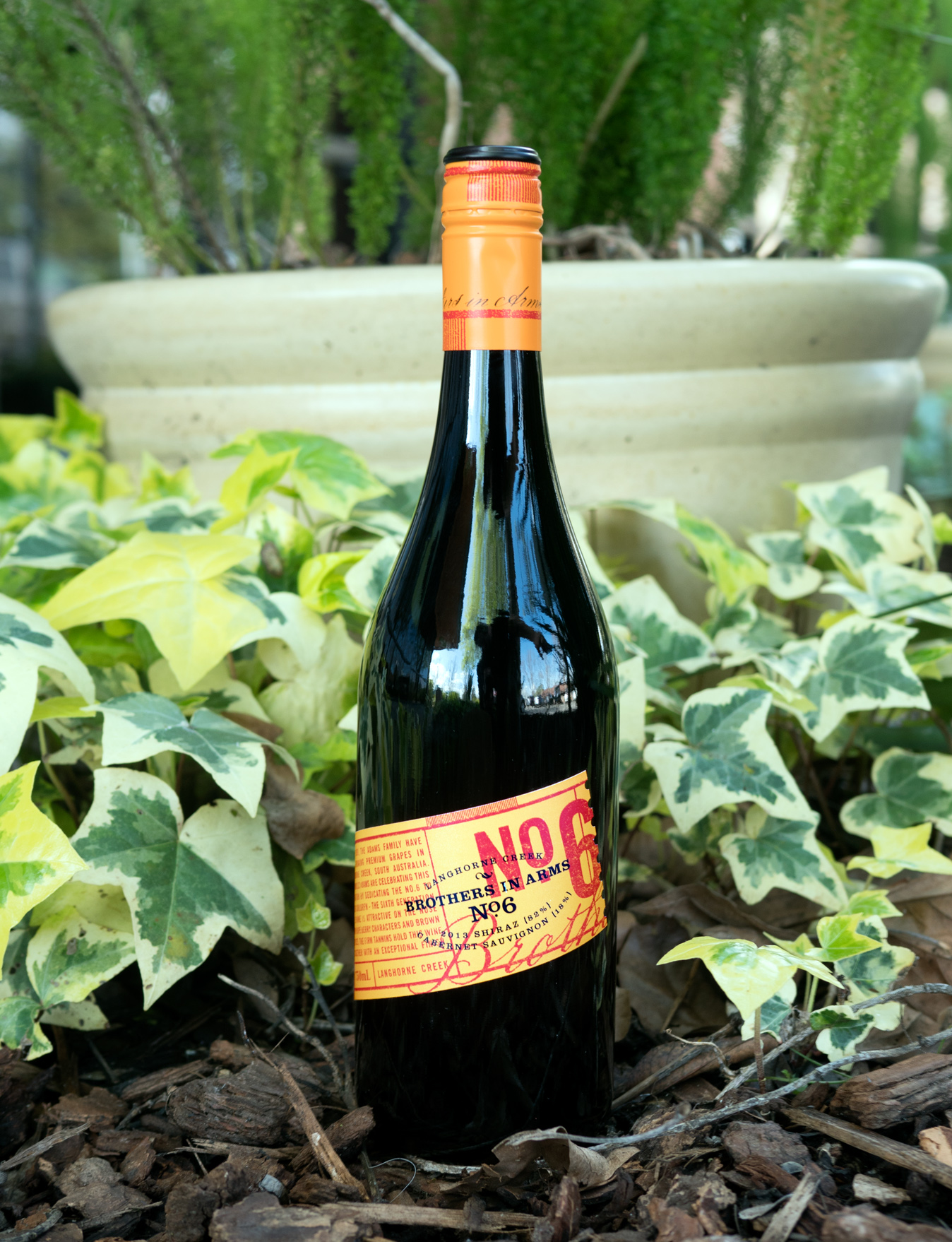 Brothers in Arms 2013 No. 6 Langhorne Creek Shiraz Cabernet Sauvignon 750ml Wine Bottle