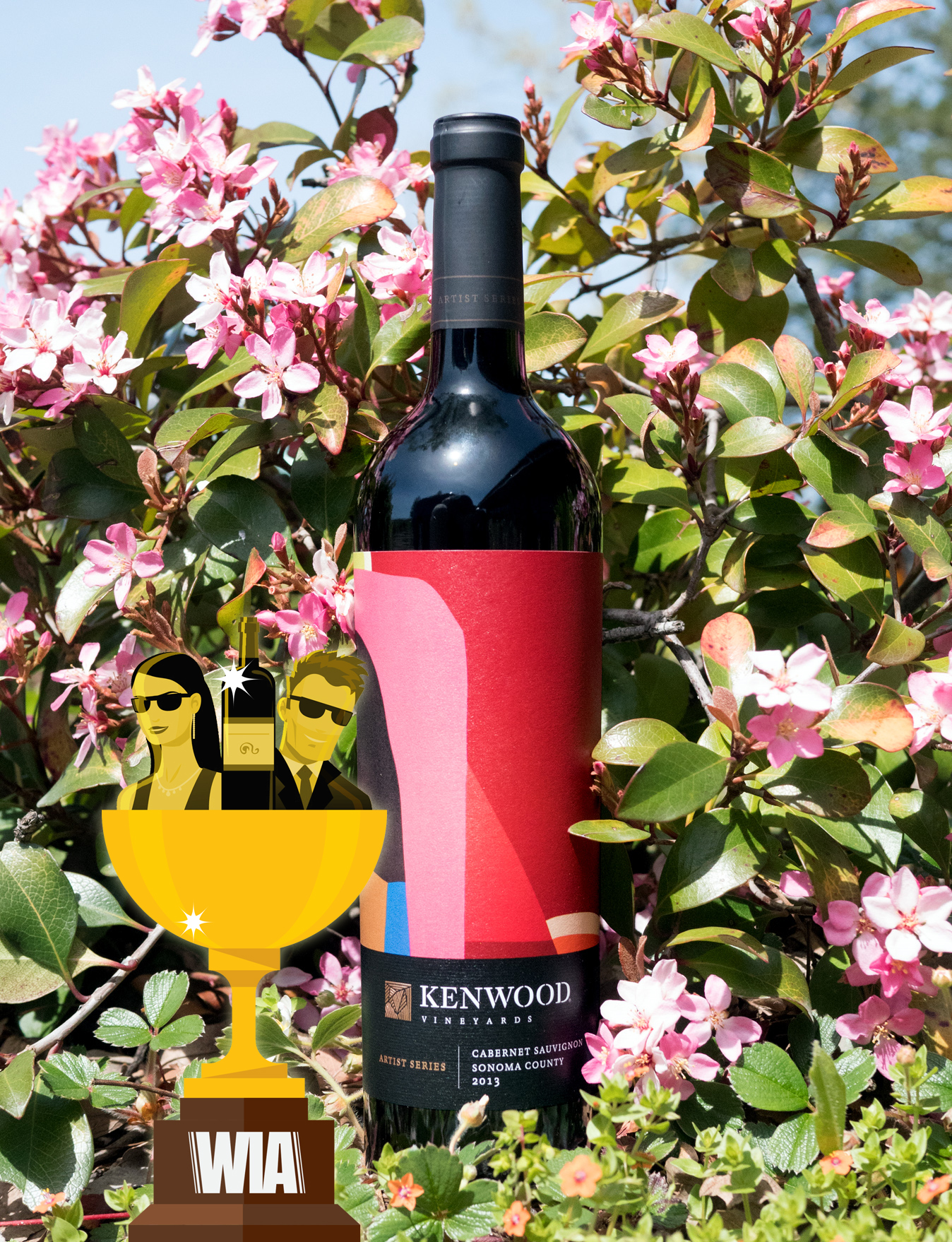 Kenwood Vineyards 2013 Artist Series Sonoma County Cabernet Sauvignon 750ml Wine Bottle
