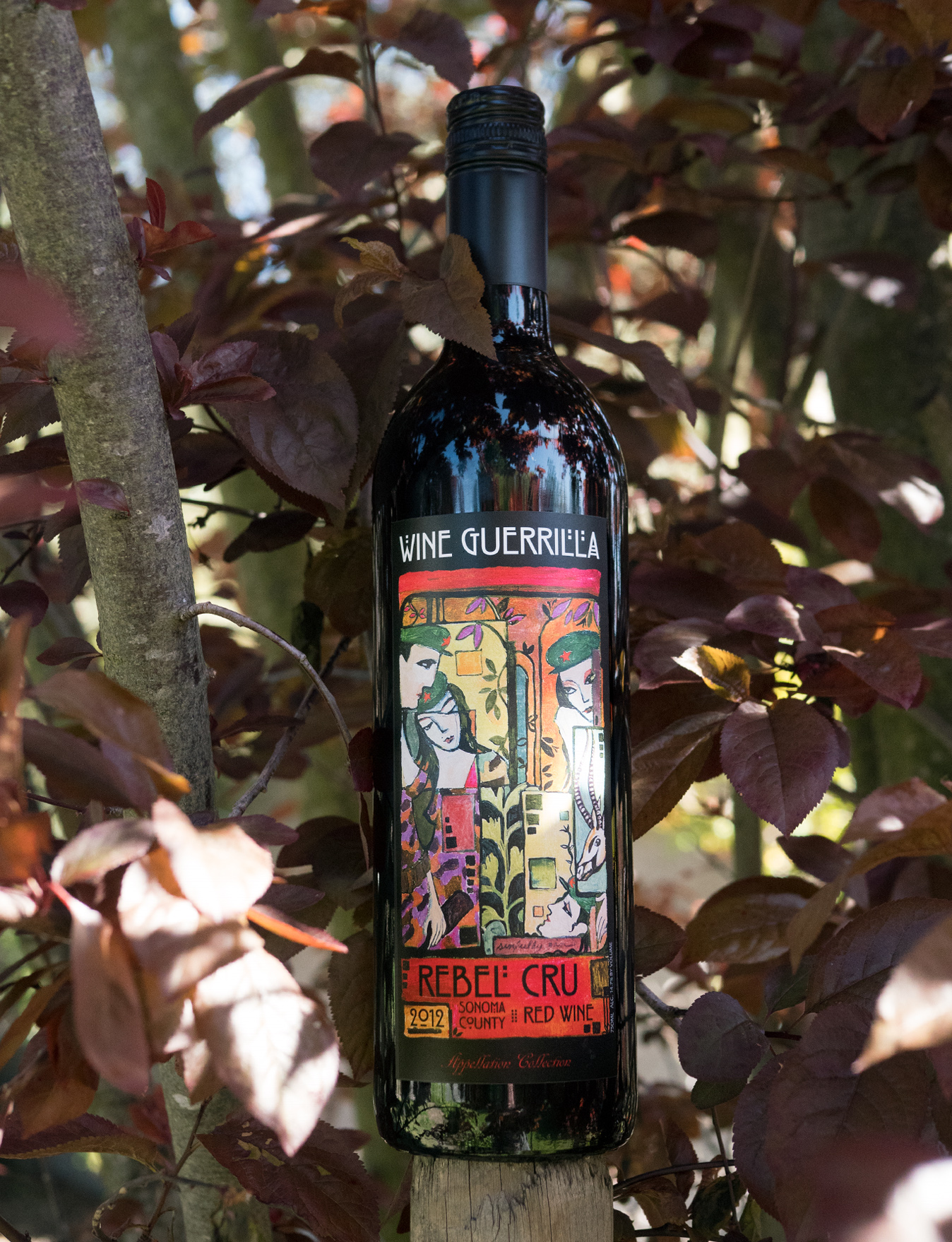 Wine Guerrilla 2012 "Rebel Cru" Sonoma County Red Wine 750ml Wine Bottle